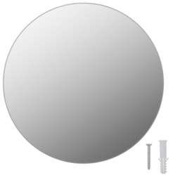 Rackhams Wall Frameless Mirror with LED Lights Round Glass - thumbnail 4