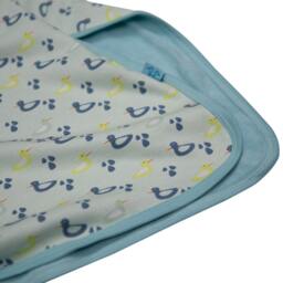 Rackhams Baby blanket boys duck print - Blue - One Size - thumbnail 2