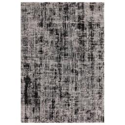 Rackhams Kuza Abstract Black Rug - 80x150cm