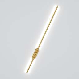 Rackhams Modern Gold Aluminum Linear LED Wall Lighting Fixture 100cm - Warm - thumbnail 5