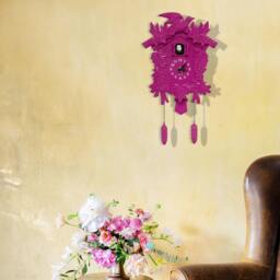 Rackhams WC2056 - Pink Vintage Cuckoo Clock - thumbnail 2