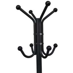 Rackhams Metal Black Coat Stand - thumbnail 3