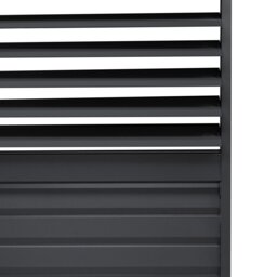 Rackhams Aluminium Pergola With Anthracite Blinds & 2 Shutter Panels - 3m x 4m - thumbnail 3