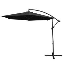 Rackhams Black Cantilever Parasol - thumbnail 1