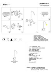 Rackhams 3 Watt Black Flexible LED Reading Light with USB Ports - thumbnail 3