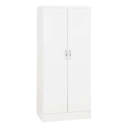 Rackhams Nevada 2 Door Wardrobe - Grey Gloss and Light Oak - thumbnail 2