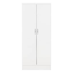 Rackhams Nevada 2 Door Wardrobe - Grey Gloss and Light Oak - thumbnail 3