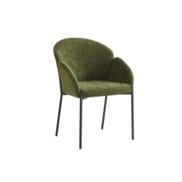 Rackhams Petal Dining Chair - Olive - Pack of 2 - Olive Soft Weave - thumbnail 3