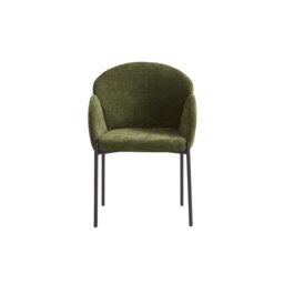 Rackhams Petal Dining Chair - Olive - Pack of 2 - Olive Soft Weave