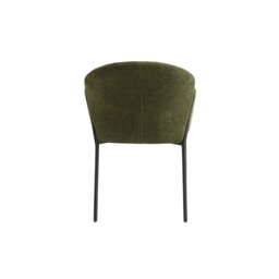 Rackhams Petal Dining Chair - Olive - Pack of 2 - Olive Soft Weave - thumbnail 2