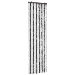 Rackhams Insect Curtain Grey and White 56x185 cm Chenille - thumbnail 2