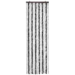 Rackhams Insect Curtain Grey and White 56x185 cm Chenille - thumbnail 3