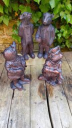 Rackhams Wind in the Willows Garden Sculptures Ornaments - Polystone Resin - 1 - Bronze - thumbnail 6