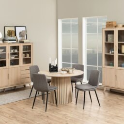 Rackhams Becca Dining Chair in Light Brown Set of 4 - 1 - thumbnail 4