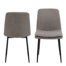 Rackhams Becca Dining Chair in Light Brown Set of 4 - 1 - thumbnail 2