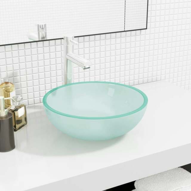 Rackhams Basin Tempered Glass 35x12 cm Frosted