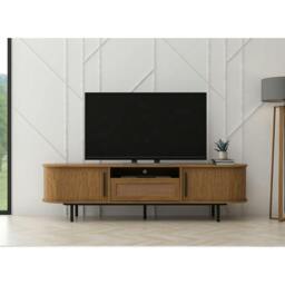Rackhams LV55 TV Cabinet, Light Oak, 1.8m - 1.8m (180CM) - 1.8m (180CM)