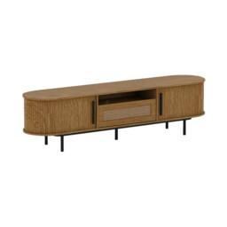 Rackhams LV55 TV Cabinet, Light Oak, 1.8m - 1.8m (180CM) - 1.8m (180CM) - thumbnail 2