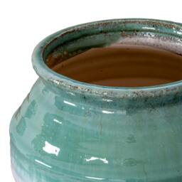 Rackhams Fen Olpe Vase - Green/Light Brown/White - One Size - Green/Light Brown/White - 100% Mixed - thumbnail 2