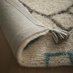 Rackhams Berber Knotted Wool Rug - 200X290 cm - thumbnail 2
