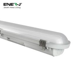 Rackhams LED Non Corrosive IP65 Batten Fitting Light with Emergency Back Up for up to 3 hours, 150cms 50W 6000K, 6000 Lumens Ultra Bright - Single pack - thumbnail 2
