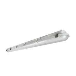 Rackhams LED Non Corrosive IP65 Batten Fitting Light with Emergency Back Up for up to 3 hours, 150cms 50W 6000K, 6000 Lumens Ultra Bright - Single pack - thumbnail 1