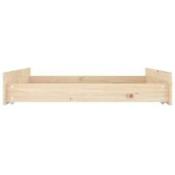 Rackhams Bed Drawers 2 pcs Solid Wood Pine - thumbnail 5