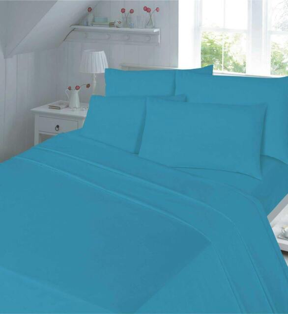 Rackhams Percale Pillowcase Pair - Teal