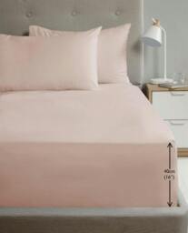 Rackhams Percale Pillowcase Pair - Teal - thumbnail 3