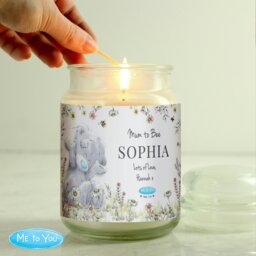Rackhams Personalised Me to You Floral Large Scented Jar Candle - thumbnail 4