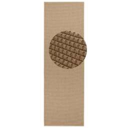 Rackhams Flatwoven Indoor-Outdoor Runner Beige - Sisal-Look - 80X500 cm - thumbnail 3