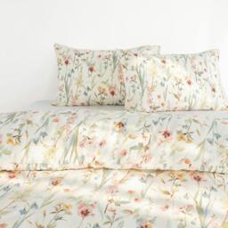 Rackhams Studio Edition Spring Meadow Pearl Duvet Cover Set - King - thumbnail 3