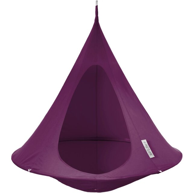 Rackhams Single Cacoon Hanging Chair - Mulberry