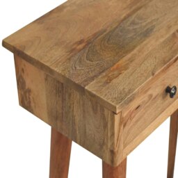 Rackhams Mini Oak-ish Hallway Console Table - thumbnail 5