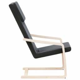 Rackhams Relaxing Chair Black Fabric - thumbnail 5