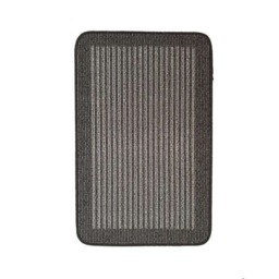 Rackhams Washable Striped Dark Grey Mat and Runner - 67X100 cm - thumbnail 5