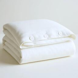 Rackhams Cool & Crisp Duvet Cover in White (Organic Cotton) - Single - thumbnail 1