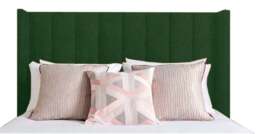 Rackhams Poppy Kingsize Headboard - Bottle Green - Bottle Green - thumbnail 2