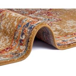 Rackhams Orient Maderno Medallion Design Yellow Rug - 160X235 cm - thumbnail 3