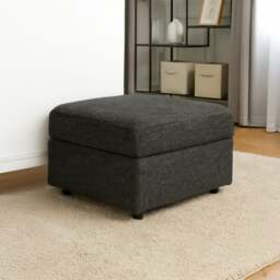 Rackhams Wilcot Chenille Fabric Footstool