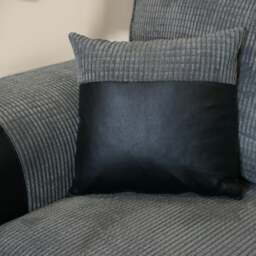 Rackhams Portland Mixed Fabric Armchair - Brown and Beige - thumbnail 3