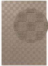 Rackhams Scala Handwoven Wool Rug – Grey & Beige - 80X200 cm - thumbnail 4