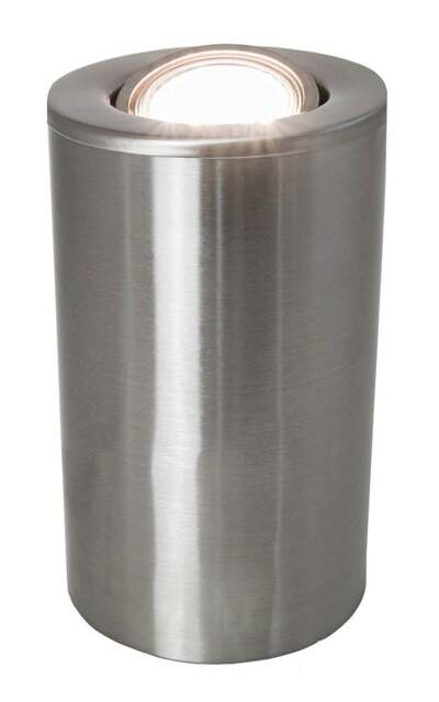 Rackhams Satin Chrome GU10 Floor or Table Lamp Uplighter with Tilt Capability - image 1