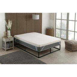 "Rackhams Cool Max Memory Foam Mattress Topper - 1"" Deep, Pressure Relief - White - 1 - 2ft6 Small Single Mattress (75cm x 190cm)" - thumbnail 3