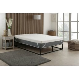 "Rackhams Cool Max Memory Foam Mattress Topper - 1"" Deep, Pressure Relief - White - 1 - 2ft6 Small Single Mattress (75cm x 190cm)" - thumbnail 2