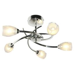 Rackhams Spike 5 Light Semi Flush Ceiling Light - thumbnail 2