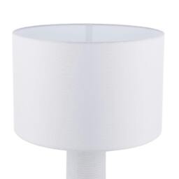 Rackhams Meredith White Ceramic Table Lamp - thumbnail 5