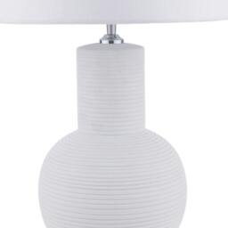 Rackhams Meredith White Ceramic Table Lamp - thumbnail 6