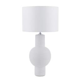 Rackhams Meredith White Ceramic Table Lamp - thumbnail 4