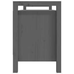 Rackhams Hall Bench Grey 110x40x60 cm Solid Wood Pine - thumbnail 4